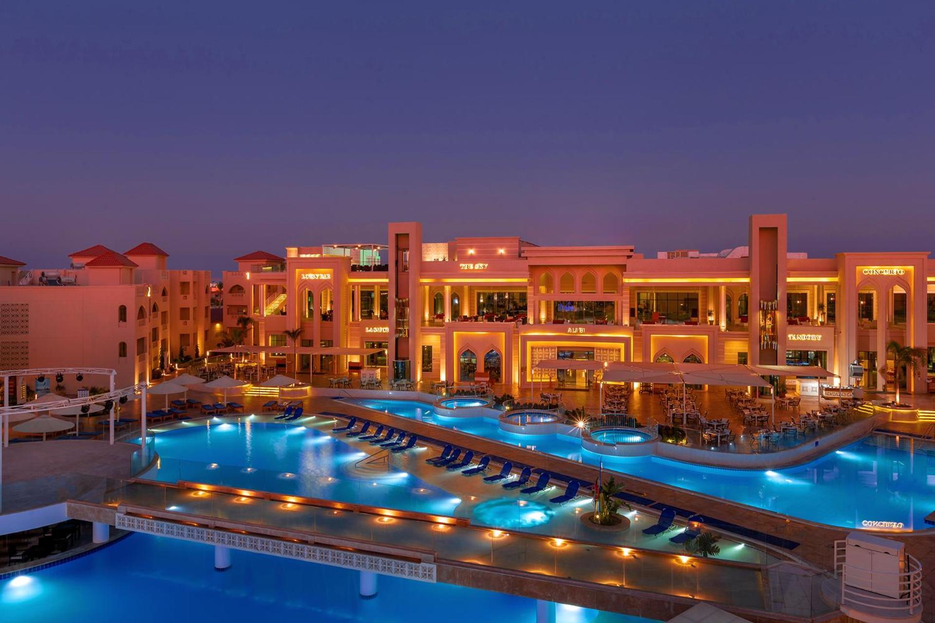 Pickalbatros Aqua Blu Resort - Hurghada Exterior foto